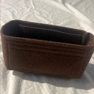 Louis Vuitton Nano Speedy Brown Felt Organizer